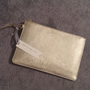Kate loxton champagne clutch wristlet
